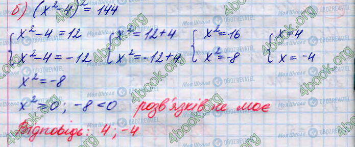 ГДЗ Алгебра 8 клас сторінка 654(б)